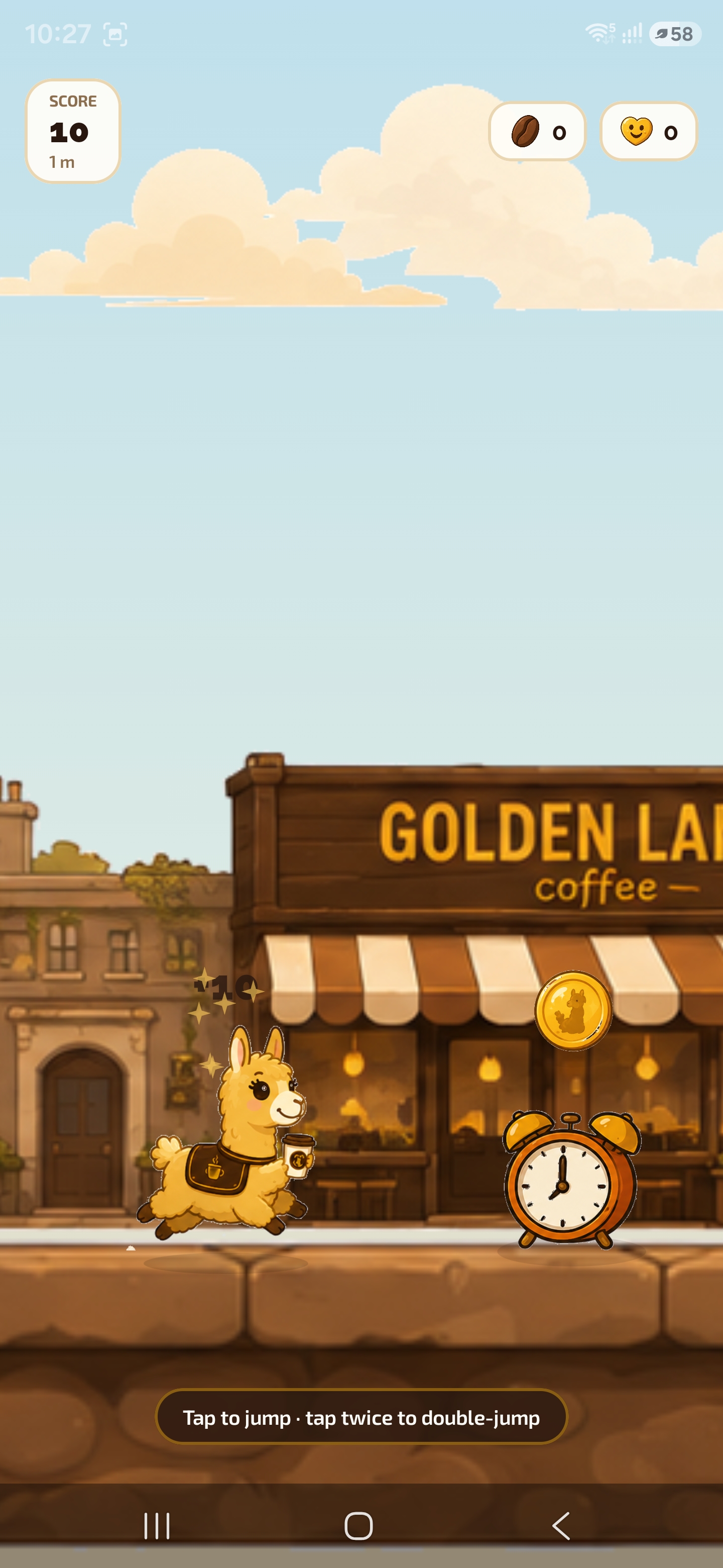 Golden Happy Lama
