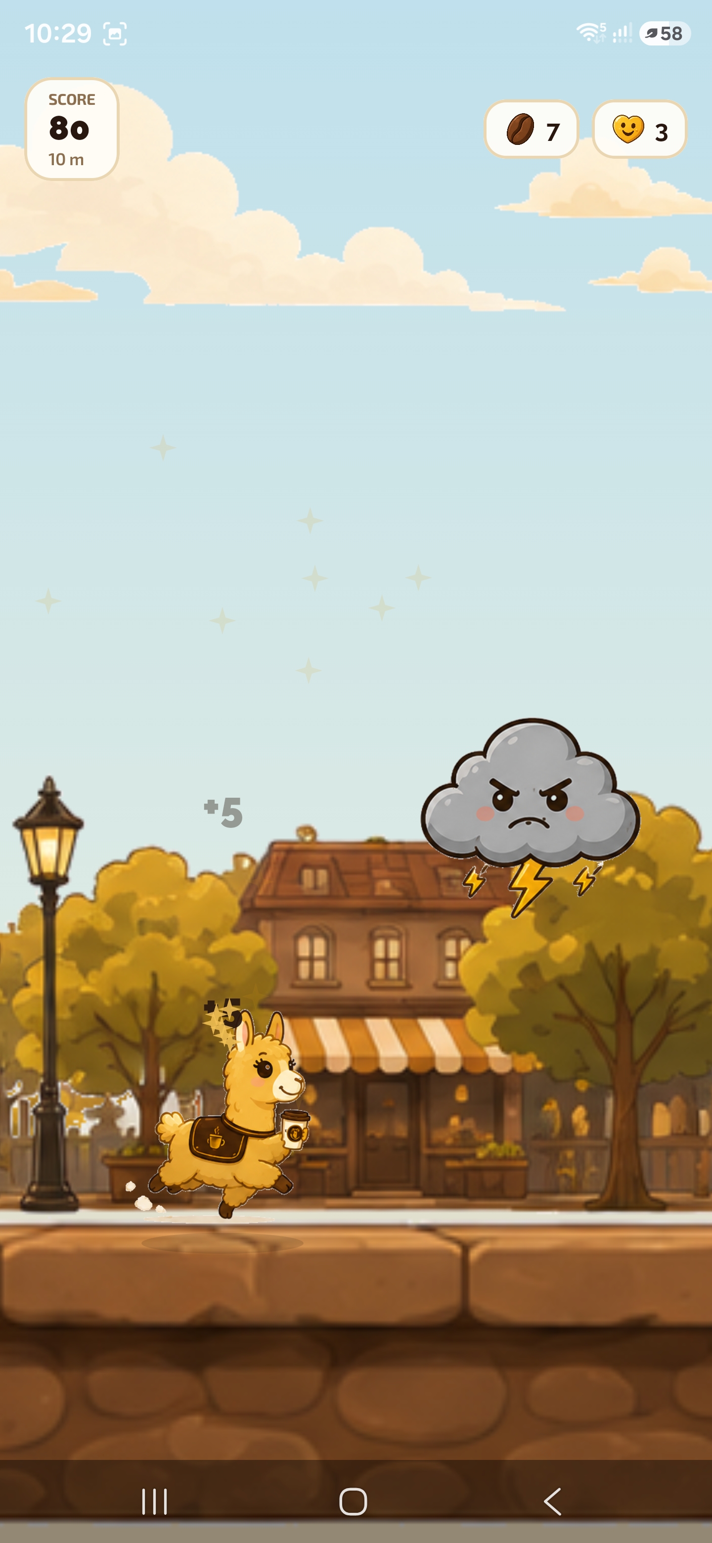 Golden Happy Lama